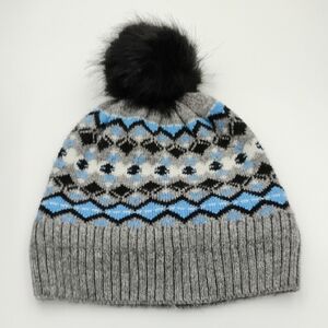 Vera Bradley Jacquard Pom Pom Beanie